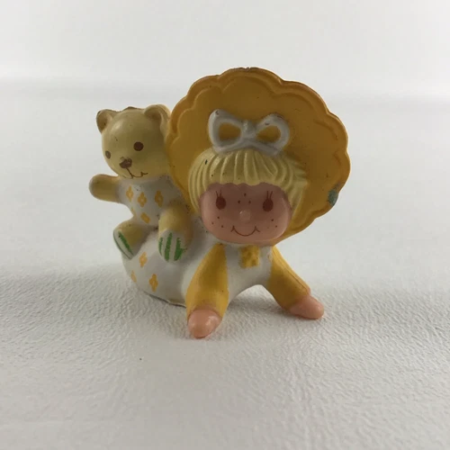 Strawberry Shortcake Butter Cookie Jelly Bear PVC Figure Vintage 1982 80s Toy