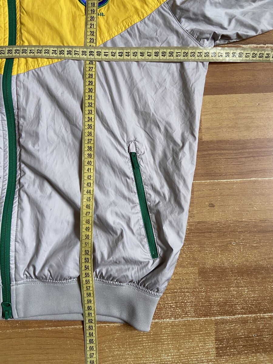 BRAZIL FOOTBALL SOOCER FULL ZIP HOODED JACKET NIKE 269459 BRAZIL FOOTBALL SOOCER FULL ZIP HOODED JACKET NIKE 269459