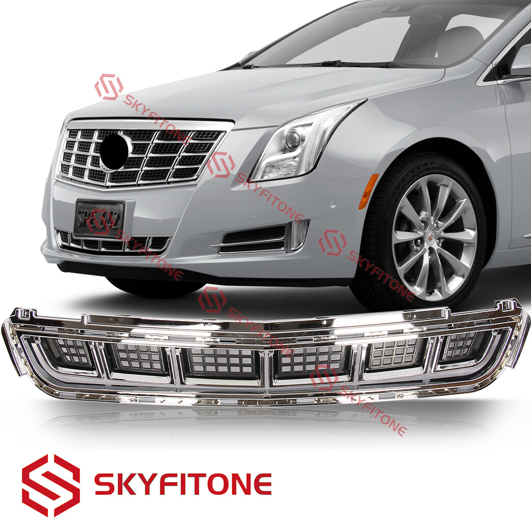 For 2013-2016 2017 Cadillac XTS Front Bumper Lower Grille Chrome