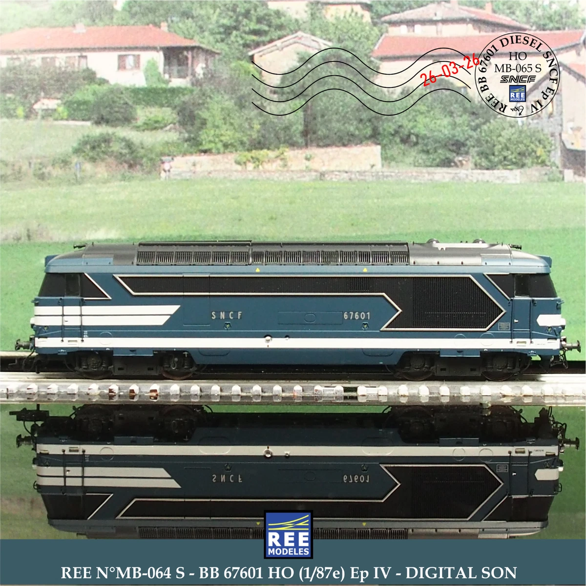 MISTRAL 34-02-G001 COFFRET 2 LOCOMOTIVES MILLE PATTES E1001+E1002 DIGITALE SON