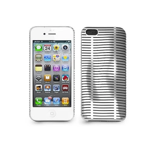 iLuv ICA7T324WHT Topog Malla Softshell Estuche Protección para Apple iPhone Paquete Foto 4 de 4