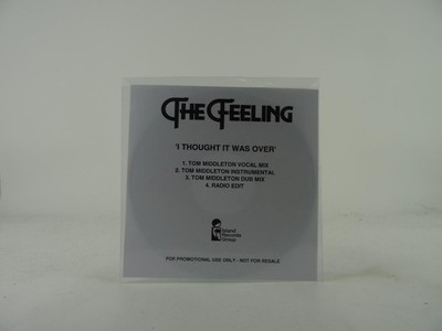 THE FEELING I THOUGHT IT WAS OVER (A5) 4 Track Promo CD Single including White S