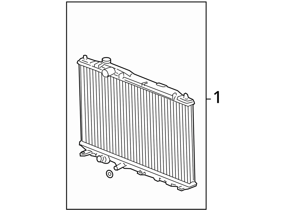 Used Radiator fits: 2015 Honda Civic Cpe 1.8L MT Grade A - Изображение 4 из 4