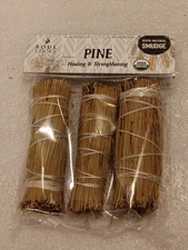3 PCS Pine Smudge Stick Bundle Healing & Strengthening Cleansing Positive Vibe