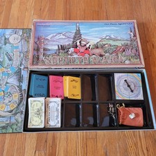 INCOMPLETE Deluxe Ed North To Alaska Board Game 1984 Vtg USA Made Herbert Law