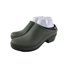 BOGS Vista WTPF Clogs US 8 Women's Olive Green Slip-On Shoes 