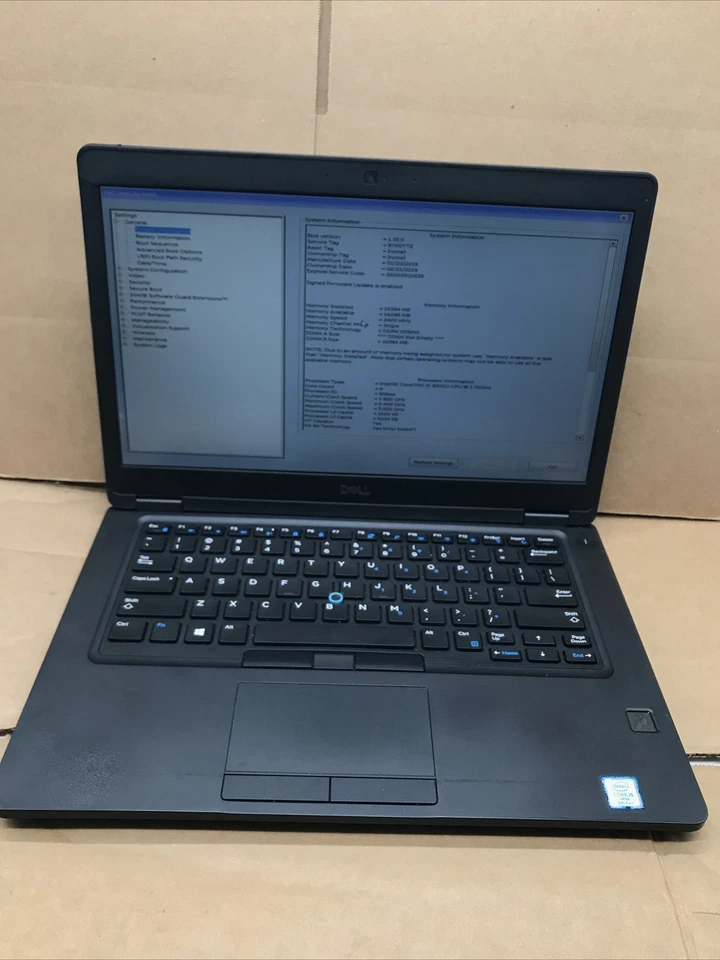 DELL Latitude 5490 i5-8350U @1.7GHz 16GB RAM 512GB SSD Windows 11 Pro - Image 3 of 4