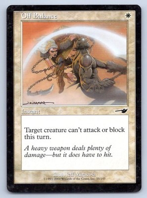 Magic: The Gathering Off Balance 15 Nemesis NMS C LP