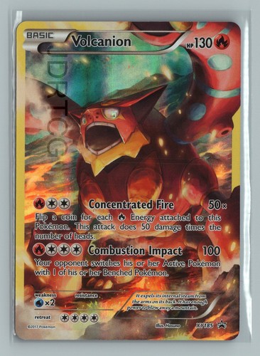 Pokemon XY Black Star Promo XY185 Volcanion