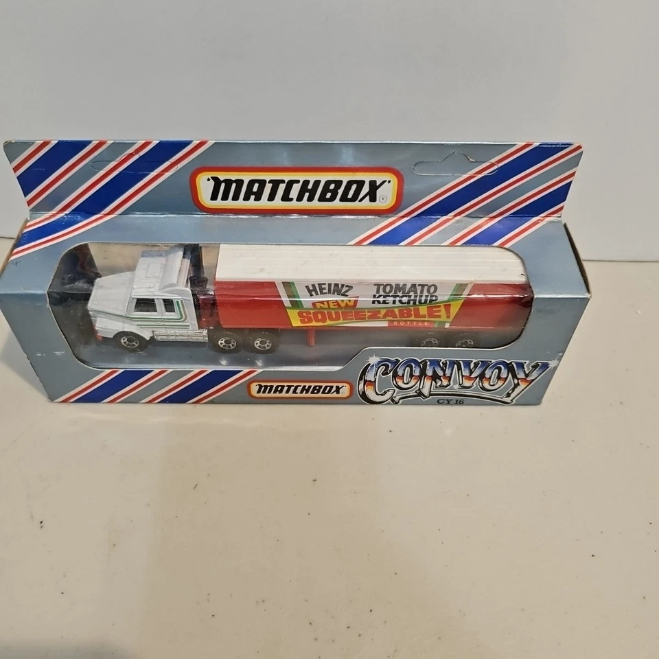 1983 Matchbox Convoy HEINZ KETCHUP SCANIA TRACTOR TRAILER #CY-16 - Image 2 of 4