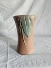 Vintage Nelson McCoy "Green Leaves & Berries" 6" Accent Vase Matte Rustic Glaze