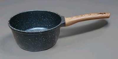 ESLITE LIFE 2.5 Quart Sauce Pan Nonstick Black Speckled Design 8.25'' × 4'' 