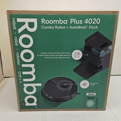 iRobot Roomba Plus 4020 (400 Series) Combo robot + AutoWash dock