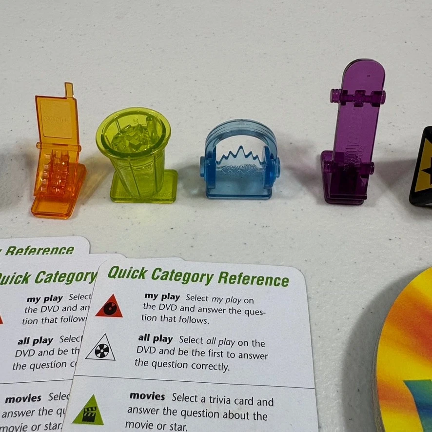 SCENE IT? JR Movers Dice Buzz Trivia Cards 2004 Replacement Parts Only - Image 2 of 4