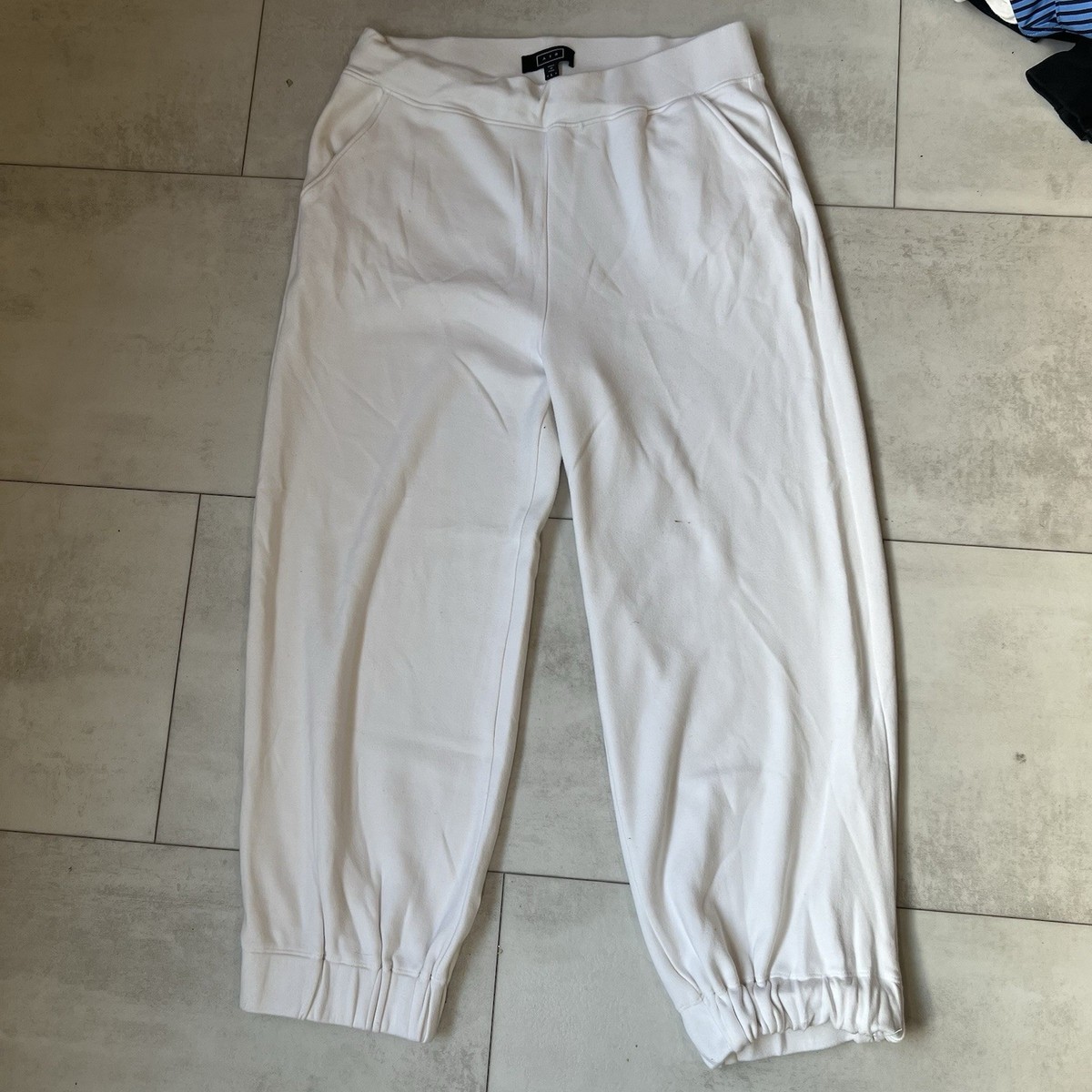 AYR The Cool Pants cosy joggers pockets Off White Size L View 3