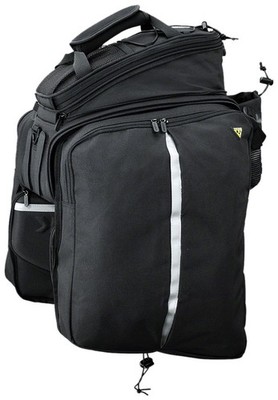 Topeak MTS Trunk Bag DXP with Expandable Panniers, Water-Resistant Nylon, EVA