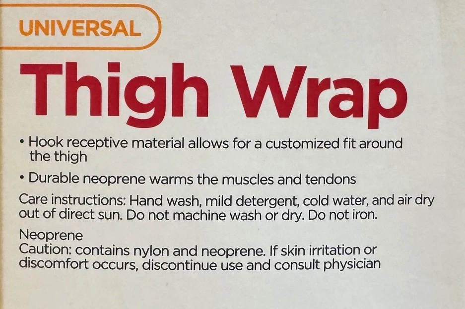 Neopreno Leader Thigh Wrap talla única. Foto 4 de 4