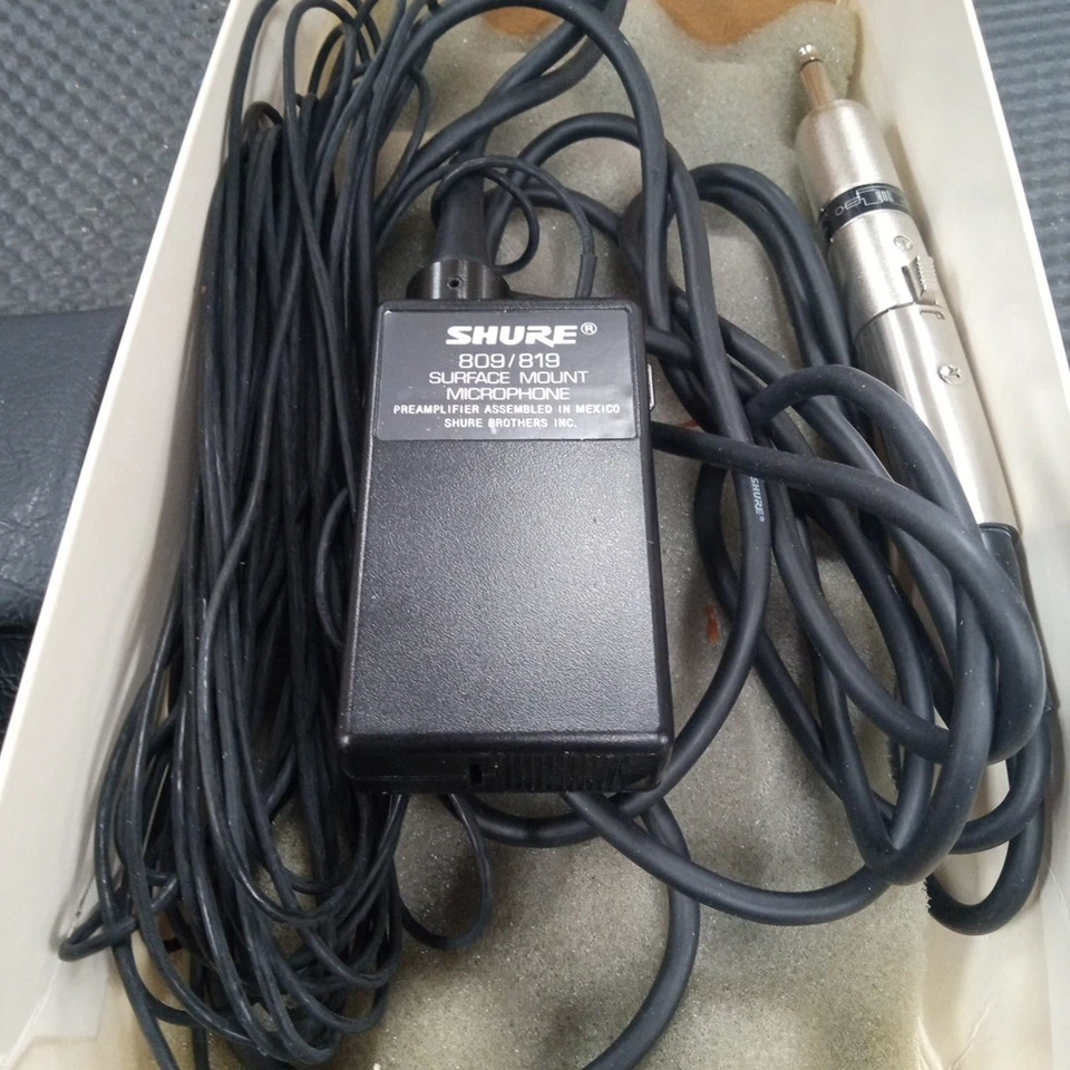 Shure 819 Unidirectional Surface Mount Condenser Microphone,  w/Box - Image 4 of 4