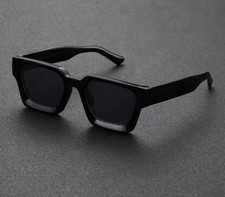 Herren Sonnenbrille Schwarz Vollrand, getönt...