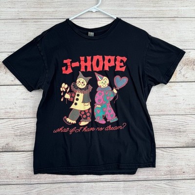 BTS J-Hope Graphic T-Shirt Mens M Black Jack In The Box Tour Evolution Apparel