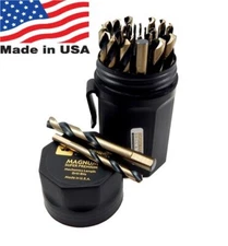 66820 Norseman / Viking SPM-29P 29 Piece Drill Bit Set w/ flats on the shank 