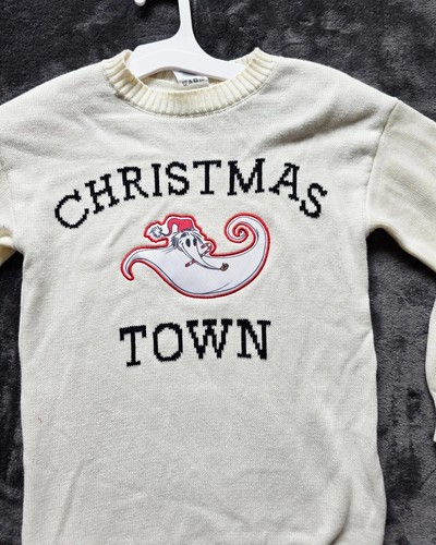 NWT Girl's, M Disney The Nightmare Before Christmas ZERO ghost dog Sweater - Picture 4 of 5