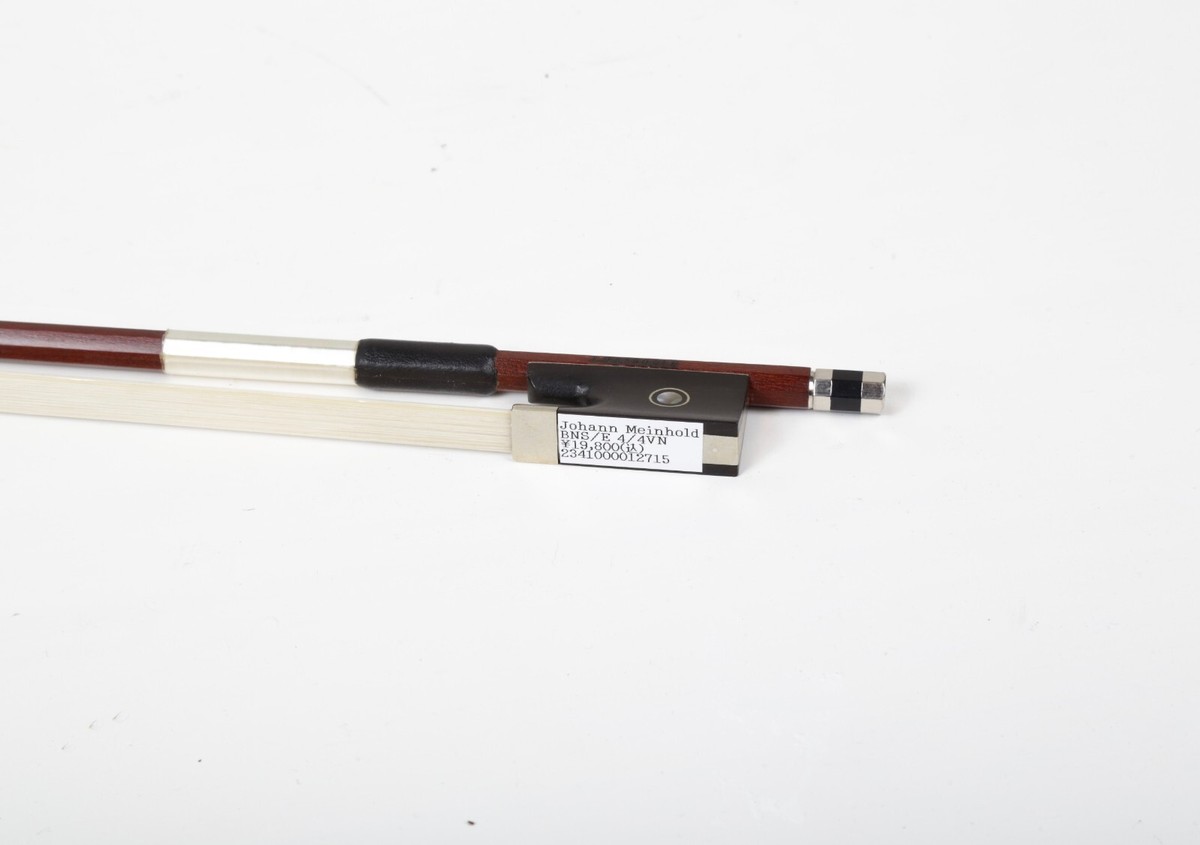 Johann Meinhold Violin Bow 4/4 Pernambuco, Ebony frog (Like