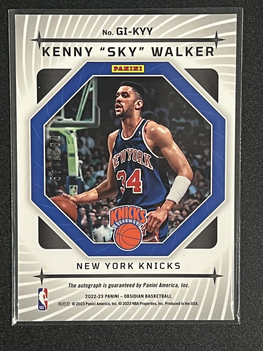 2022-23 Obsidian Basketball Kenny Sky Walker Galaxy Auto