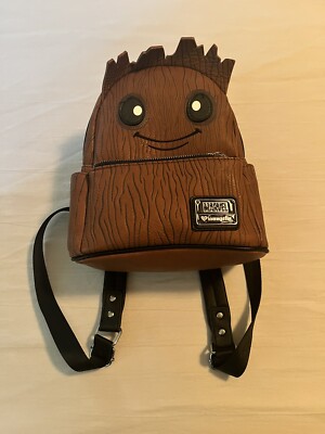 baby groot mini backpack DLR/WDW Crafted from shiny bark Guardians of the Galaxy Floral