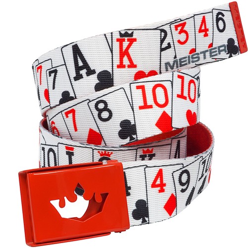 Meister Lecteur Golf Ceinture Toile - Compatible Avec Jusqu'À 42 " - Pants Poker - Photo 1 sur 3