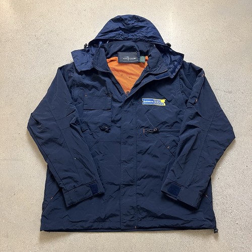 Vintage Blockbuster Total Access Promo Jacket Size L Utility Windbreaker Rain