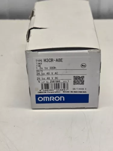Omron H3CR-A8E Solid State Timer 100-240VAC 50-60Hz 100-125VDC NEW IN BOX c1-39