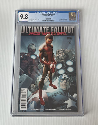 Ultimate Fallout #4 CGC 9.8 1st Miles Morales Spiderman Spider-verse 2nd Print T
