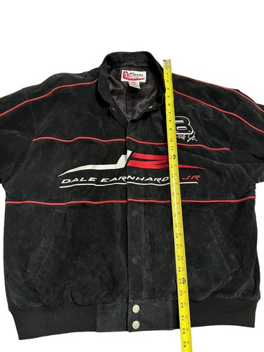 100% Leather Dale Earnhardt Jr Budweiser Jacket Size XXL *chase authentics* NICE - Picture 7 of 9