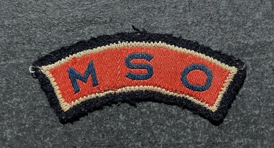 Original Mixed Services Organisation Tuch Schulter Titel