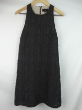 Everly Dress Women's Size Medium Black Lace Sleeveless Little Black Dress