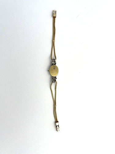 Estate Ladies 14k Yellow Gold .90 ctw Diamond Watch Appraised $4,400 FLAW READ - Picture 11 of 24