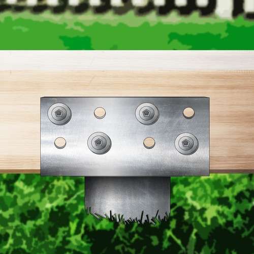 Kleintiergehege – Fundament Set - Bild 5 von 10