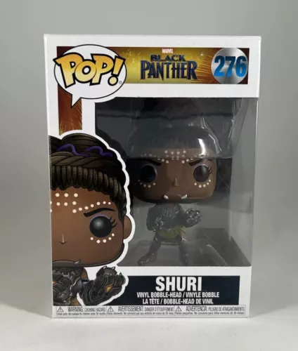 VAULTED Funko Pop! Marvel Black Panther SHURI #276 Vinyl Figure w/ Protector