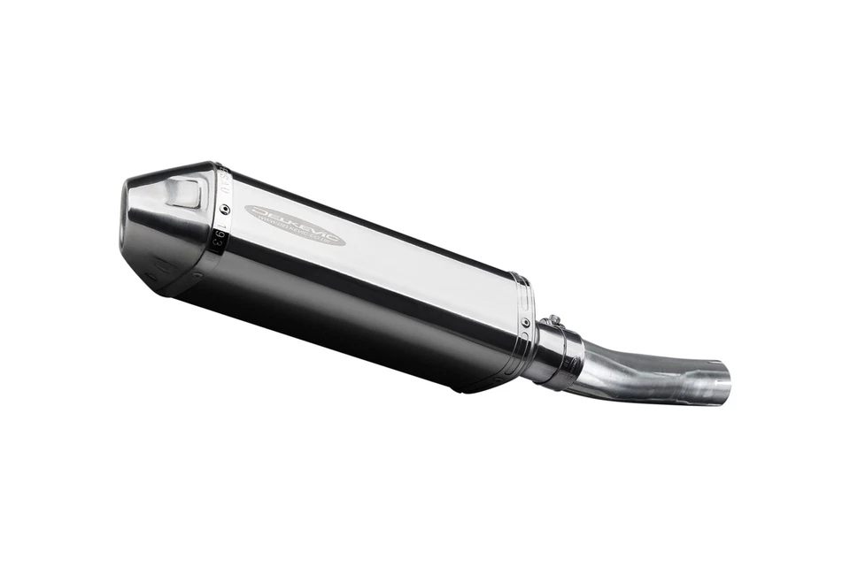 Kit silenciador escape acero inoxidable triovalado 13" deslizable Honda CBR500R 2013-2021 Foto 4 de 4