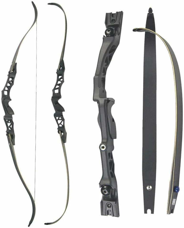 64" ILF Recurve Bow Archery Takedown Aluminum Riser 30-60lbs Hunting Shooting - Image 3 of 4