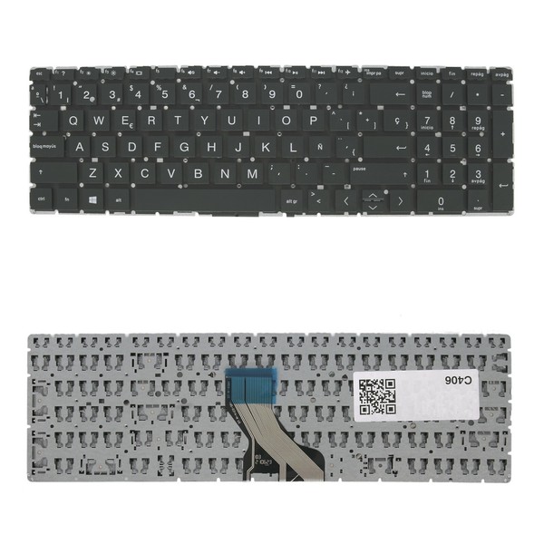 Teclado Español para HP Pavilion HP 15-DA 15-DB 15-DW  250 255 256 G7 Sin marco