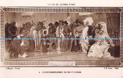 R403763 La Vie de Jeanne D Arc La Reconnaissance du Roia Chinon L Royer Pinxit
