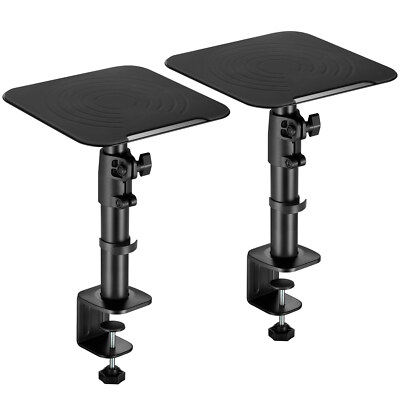 Tisch Ständer Stativ Studio Monitor Lautsprecher DJ Speaker Boxen Stand Schwarz