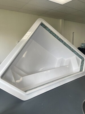 Fiberglass Pool shell Diamond ( 10x10x3.9 deep) Blue or white | eBay