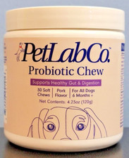 PetLabCo. PetLab Co Probiotic Chew - Healthy Gut  Digestion - NIB 