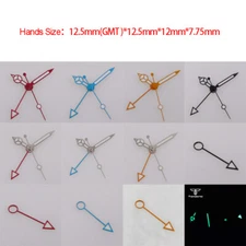 Tandorio Mercedes Benz Green Luminous Watch Hands set fit NH34A GMT Watch Parts