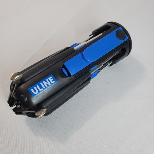 Uline Multi Portable 8 in 1 Screwdrivers Phillips Tool Set with Flashlight - Picture 3 of 11