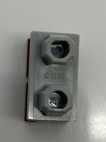 Lego Star Wars Light Bluish Gray Hips and Reddish Brown Legs #L15 - Picture 2 of 2