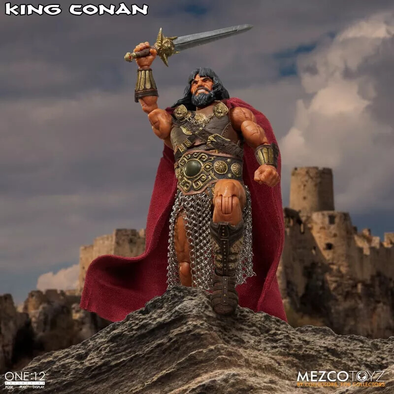 NEW Mezco Toyz Conan the Barbarian King Conan One:12 Collective